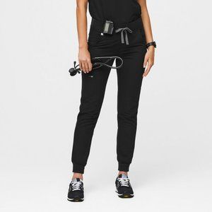 Figs Zamora Jogger Scrub Pants Black Sz Large